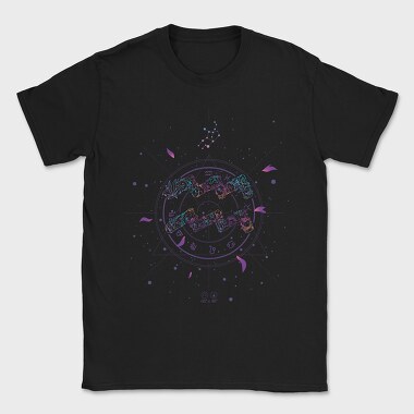 Aquarius Floral Zodiac Sign Aqarius, Tricou Barbati (Unisex)
