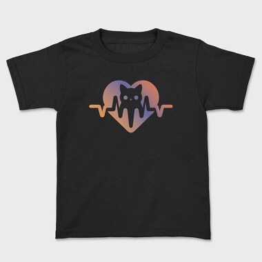 Cat Heartbeat Love, Tricou Copii