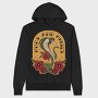 Snake Cobra Tattoo Style, Hanorac Oversize Barbati (Unisex)